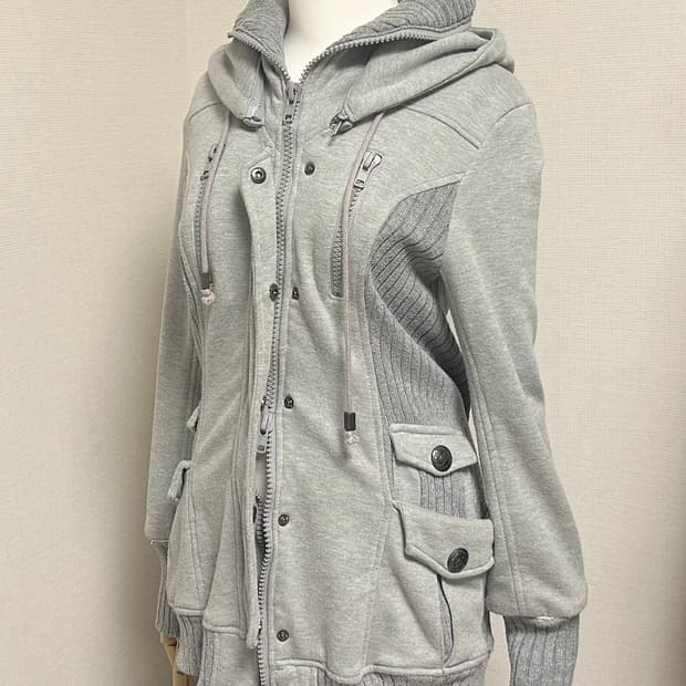 일본빈티지 y2k 투웨이 후드집업 와투케 갸루 핀터레스트