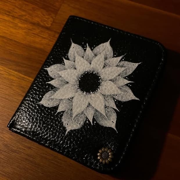 플레더 핸드메이드 지갑 (눈꽃)