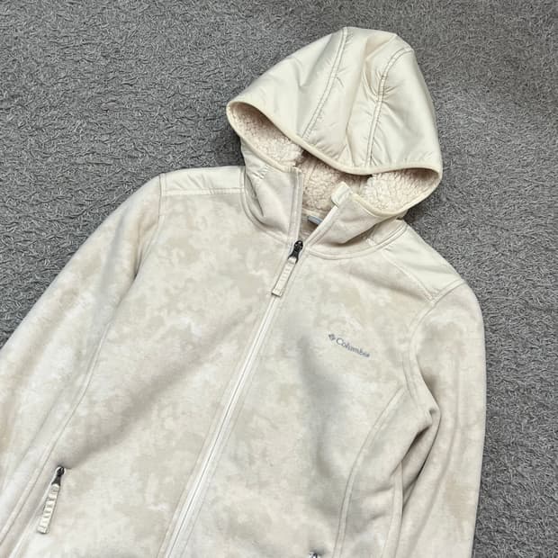 [우먼105] 컬럼비아 후리스 후드집업