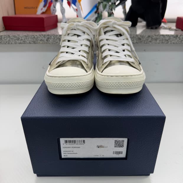 정품) 디올 오블리크 B23 로우탑 스니커즈 36.5