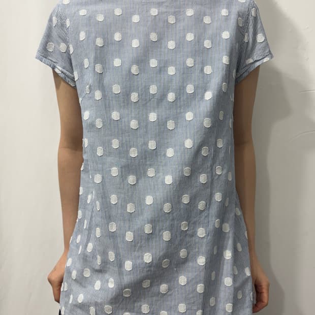 dot blouse