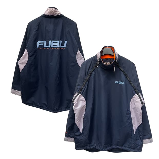 FUBU 후부 라인 플라이 바람막이 자켓 105