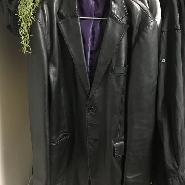 빈티지 양가죽 오버핏 자켓 