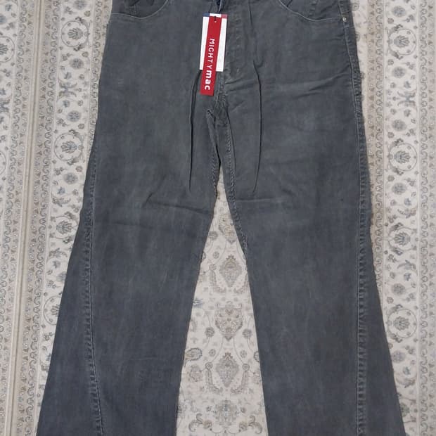 (새상품)MIGHTY MAC 코듀로이 부츠컷 34