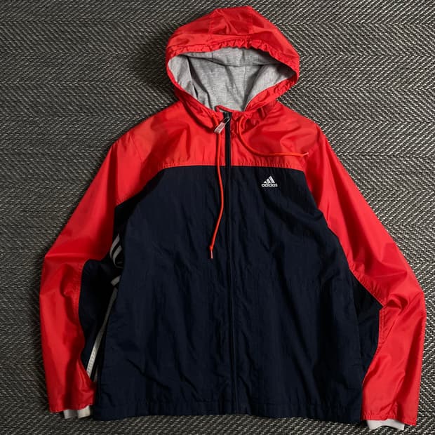 아디다스 올드스쿨 나일론 배색 바람막이o 3860