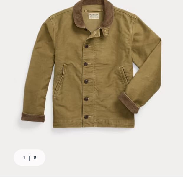 Rrl  덱자켓 카키
