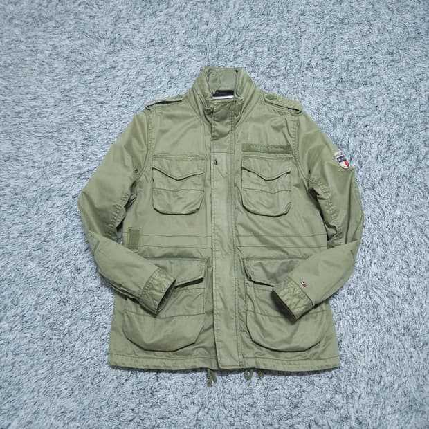 타미힐피거데님) XL 남자 야상점퍼 사파리자켓 / 왕눈이샵