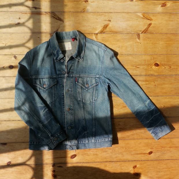 리바이스 레드루프 워싱 3세대 데님자켓 