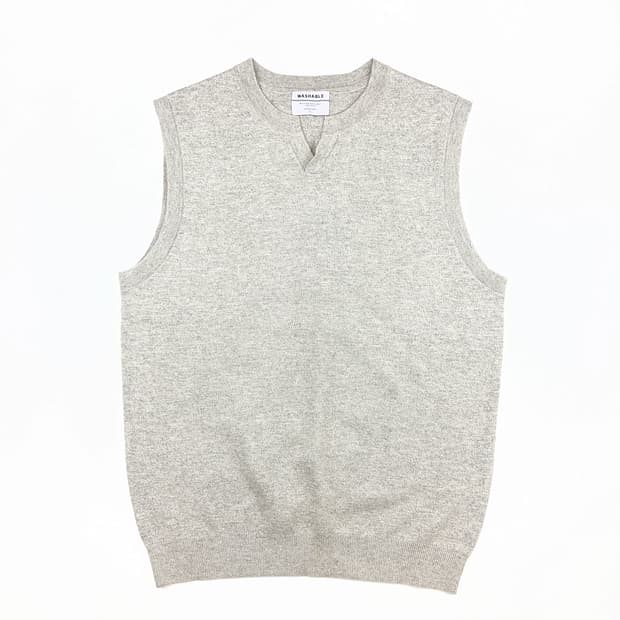 에디션 그레이 니트 조끼 95