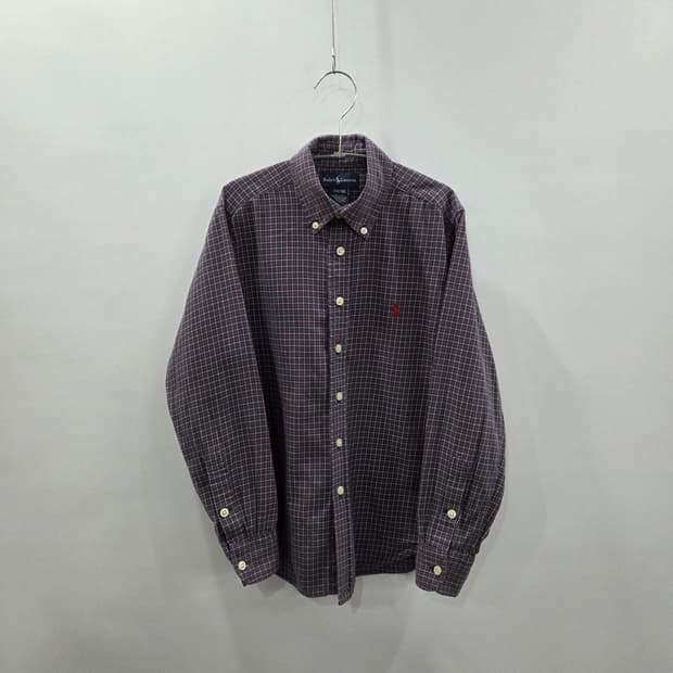 폴로랄프로렌 키즈 버튼다운 체크셔츠 S/8/10 