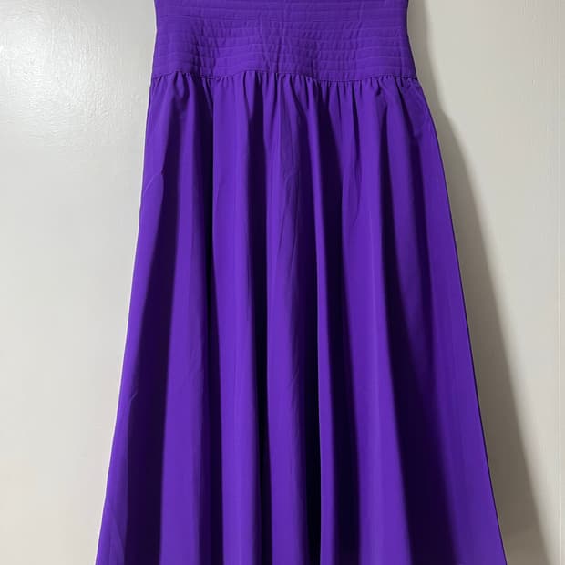 김순일 KIMSOONIL 코리안 빈티지 퍼플 스커트