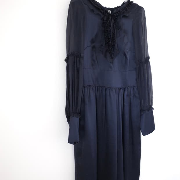 PHILOSOPHY DI ALBERTA FERRETTI 실크 러플 원피스