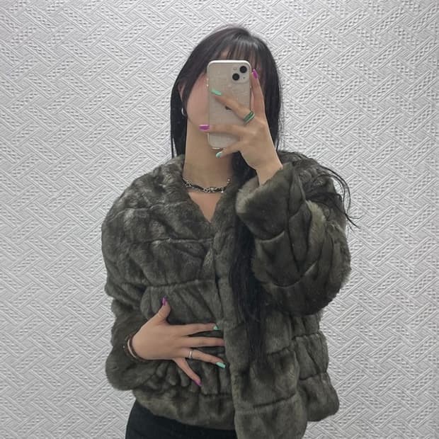 자라 핀터감성 락시크 힙 퍼자켓 M C07206