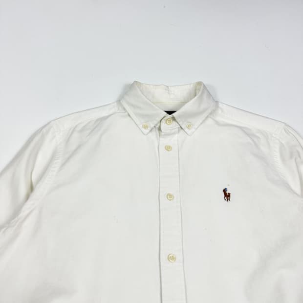폴로 랄프로렌 포니 클래식 핏 화이트 셔츠 (M 여성추천)