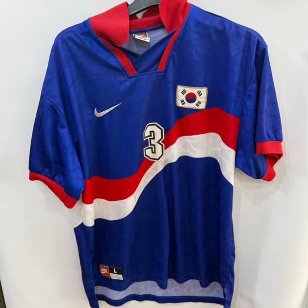 96-98 축구 국가대표 이기형 친필싸인 유니폼 L사이즈