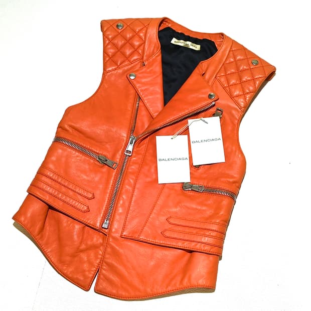 Balenciaga 2010 biker vest