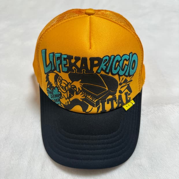 캐피탈 라이프 카프리치오 PT 트럭 캡 골드 블랙 볼캡