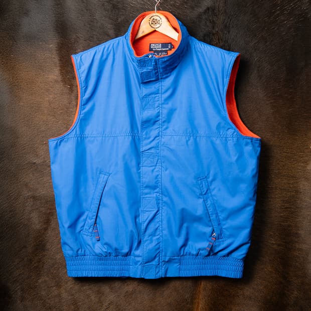 [110] 90s 폴로 랄프로렌 서플렉스 나일론 폴라텍 플리스 베스트 