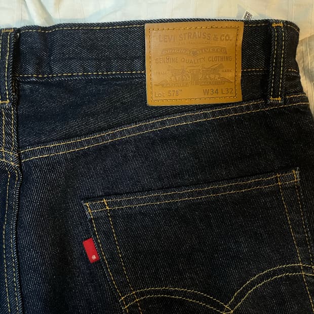 [34] 리바이스 남성 578™ 배기 진 다크 인디고 프리미엄