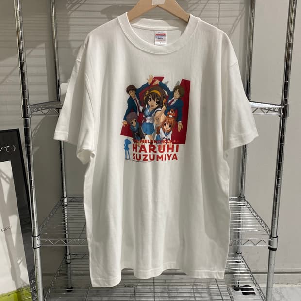 스즈미야 하루히 부틀렉 애니메이션 티셔츠