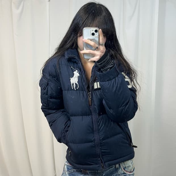 Polo Big Pony Navy Padding Jacket