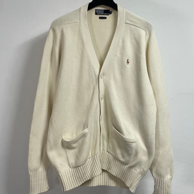 폴로 랄프로렌 화이트 가디건 (on.235)