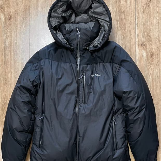 택포) 몽벨 재팬 구형 퍼마프로스트 투톤 초경량 구스 다운 패딩 자켓