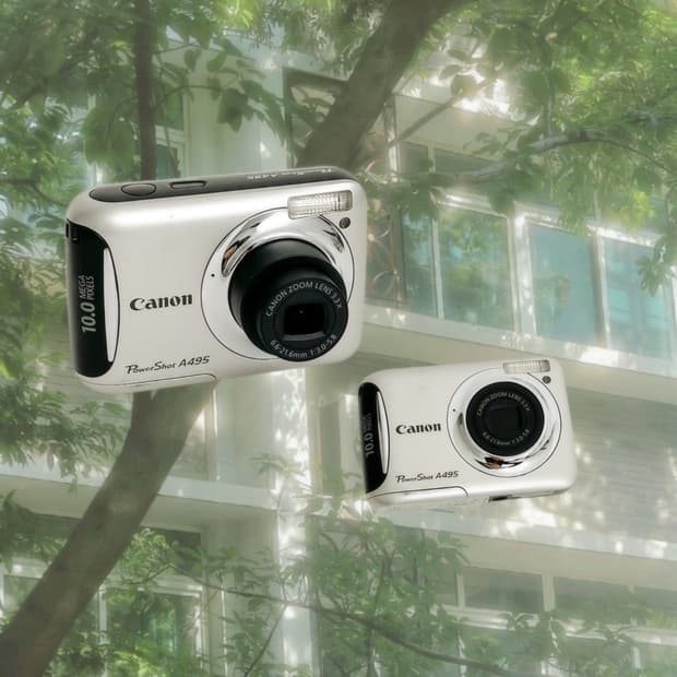 굿컨디션!) 캐논 파워샷 a495 powershot 빈티지 디카