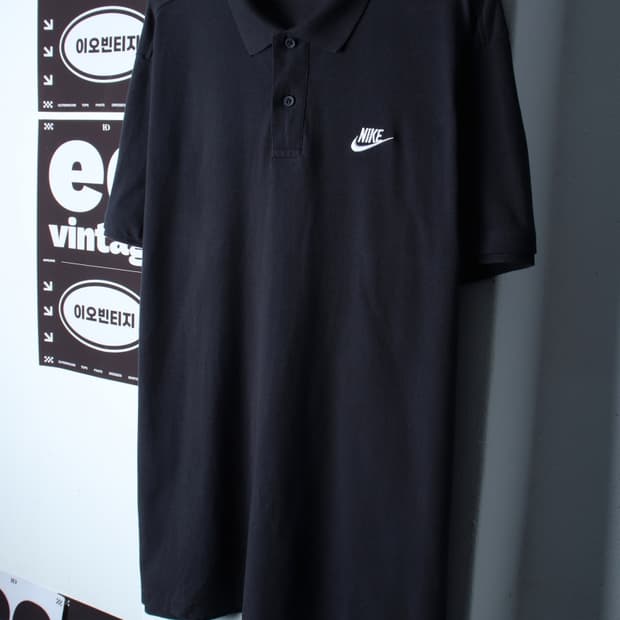 (2XL-3XL) 나이키 반팔 카라 티셔츠 빅사이즈 스우시-H35193