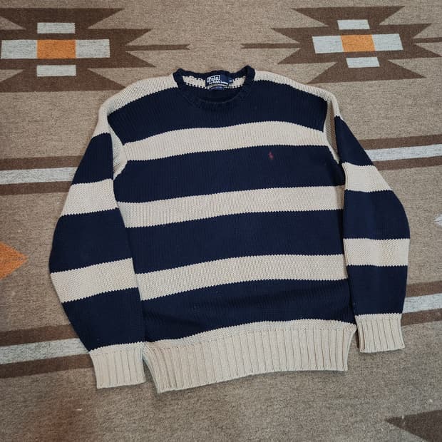 폴로랄프로렌 00s 코튼 니트 M~L