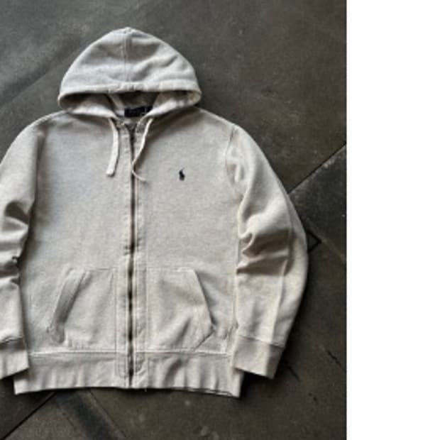 [L,105]폴로랄프로렌 Gray Zip-Up Hoodie
