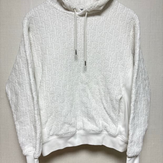 [M/새상품급] 디올 오블리크 테리 후드티