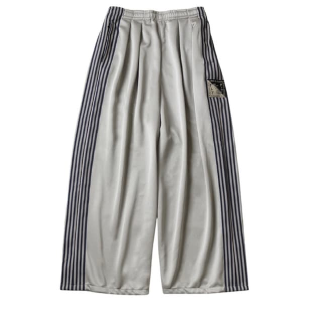 KAPITAL 캐피탈 슈퍼 배기 트랙 팬츠 스트라이프 그레이