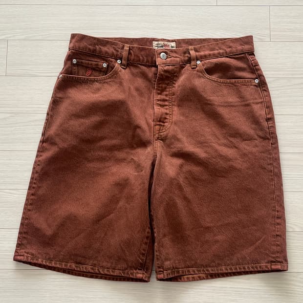 stussy 스투시 빅올진 코튼 버뮤다 쇼츠 34