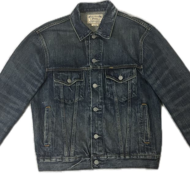 폴로 랄프로렌 페이디드 데님 트러커