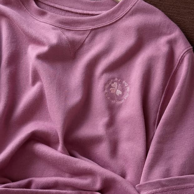 Light cotton H/S sweatshirt tee