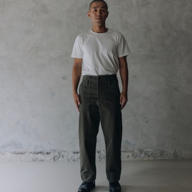 (새상품) 오토매틱 포 더 피플 A2 덱 팬츠 브라운 (1)