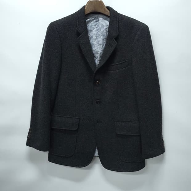 커스텀 멜로우 챠콜그레이 모직 블레이져 (95~100)