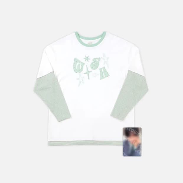 엔시티위시 콘서트 레이어드 티셔츠 위시콘 엠디 분철 md