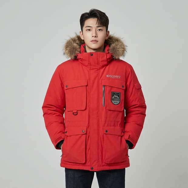 디스커버리 밀포드 구스다운 헤비 파카