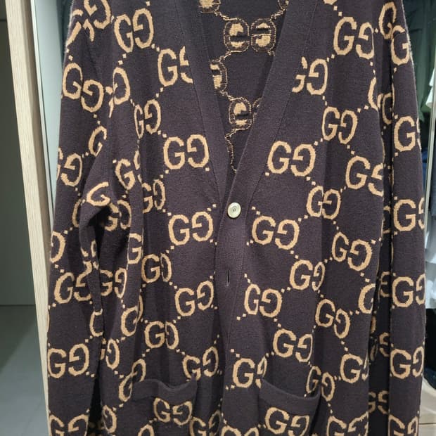 [정품] 구찌 GG가디건