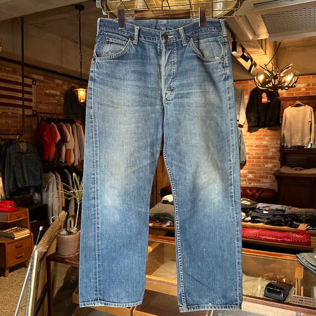70s LEE 101B Half Selvedge Denim Pants