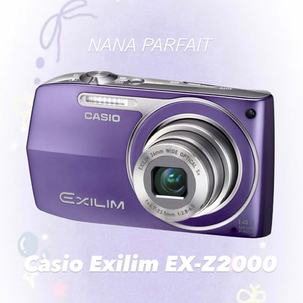인물 메이크업모드)카시오 엑슬림 Z2000 퍼플💜Casio Exilim