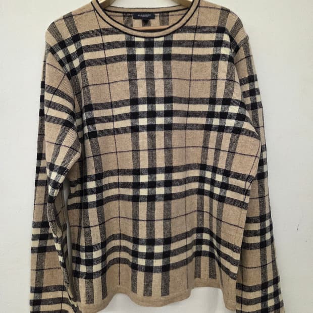 버버리 런던 체크 니트 M