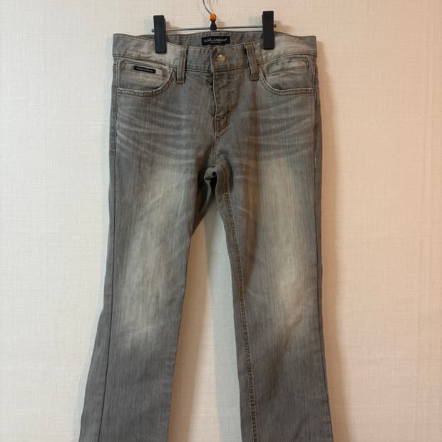 Dolce & Gabbana 세미 플레어 데님 (애쉬 라이트 워시) 