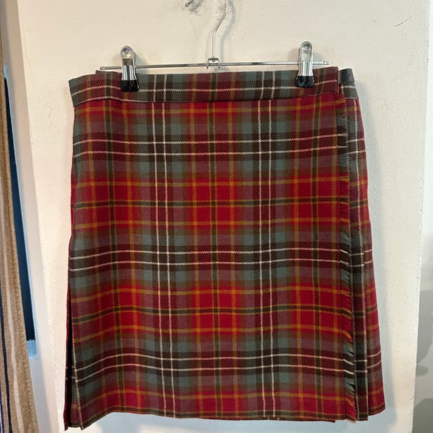 Highland Home Industries 스코틀랜드 브랜드 스커트 S