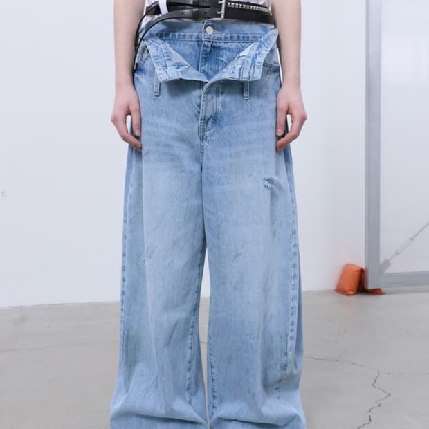 Lcdc 레이어드 스파클 데님 팬츠