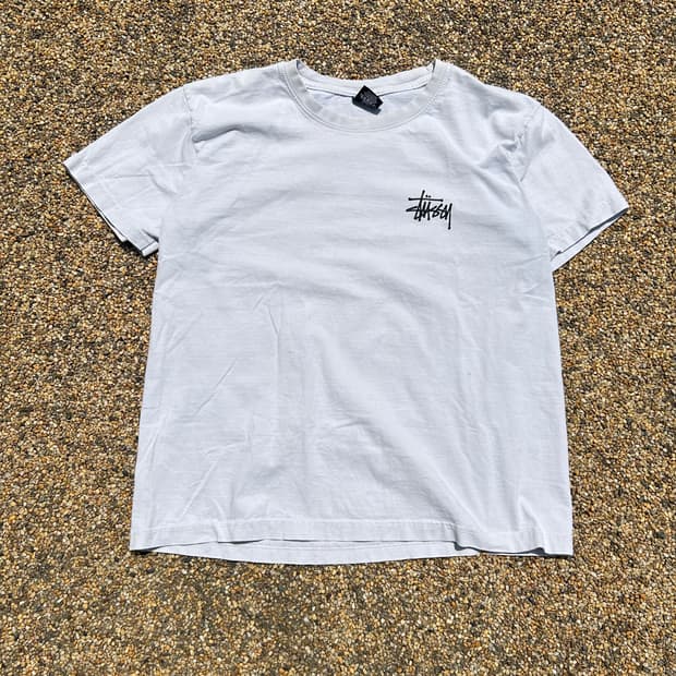 스투시(Stussy) 화이트 반팔티