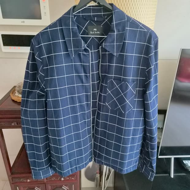 폴스미스 체크 셔츠자켓 XL