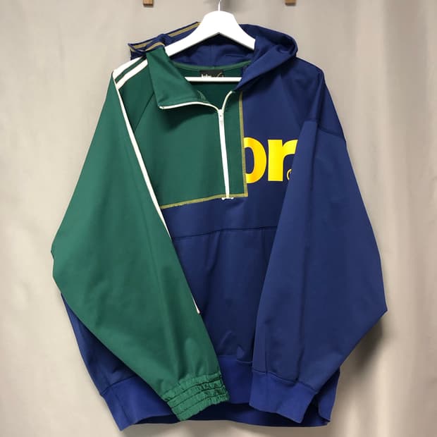 컬러 하프집업 도킹 후드